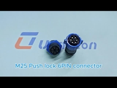 Conector à prova d'água M25 6PIN