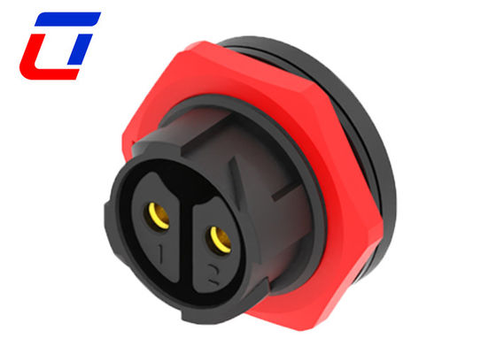 Cabo de bloqueio rápido para bordo Conector impermeável masculino feminino 2 pin 50A com bloqueio de empurrão