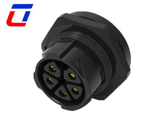 Conector de 5 pines macho e fêmea à prova d'água IP67 30A