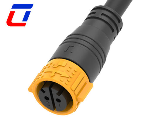50A Conector de cabo moldado feminino de bloqueio rápido 2 pines Conector de painel à prova d'água masculino