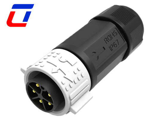 Corrente de alta resistência a água 5 pin macho conector feminino Push Lock Instalação fácil