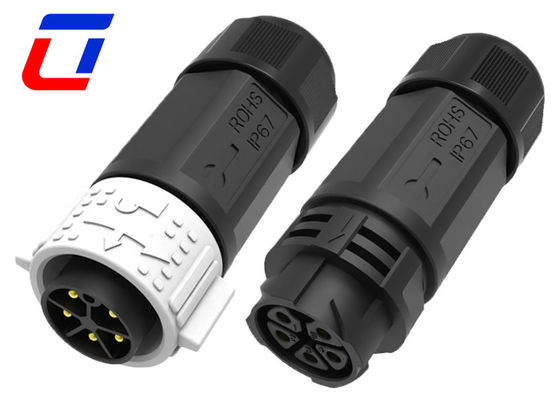 Corrente de alta resistência a água 5 pin macho conector feminino Push Lock Instalação fácil