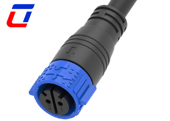 IP67 10 Gauge 2 Pin Waterproof DC Power Connector M25 Conector de cabo de bloqueio rápido