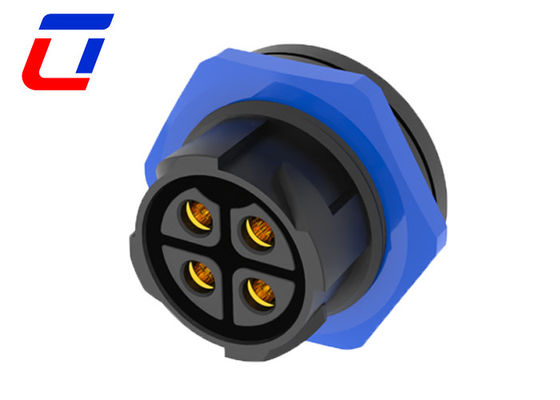 Conector de energia à placa de 4 pinos à prova d'água 50A Conector de parede à prova d'água