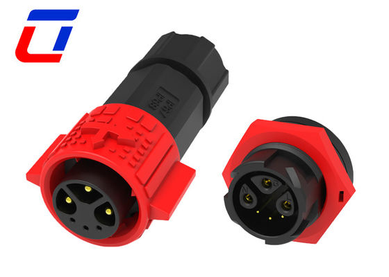 M19 Conectores Elétricos Multi-Pin Wire Waterproof To Board 300V Com Bloqueio de Empurro