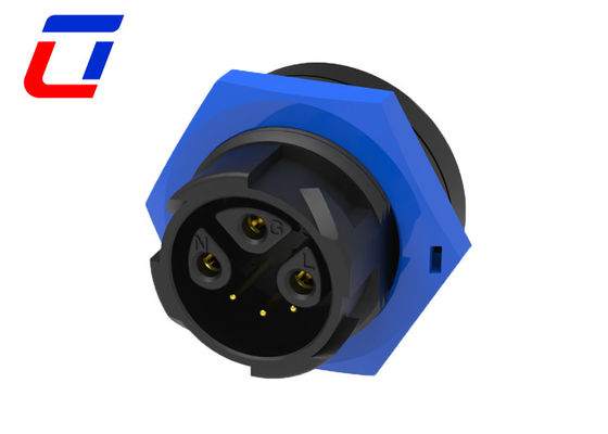 Multi Pin Circular M19 Conector à prova d'água 3+3 Pin Signal And Power Connectors