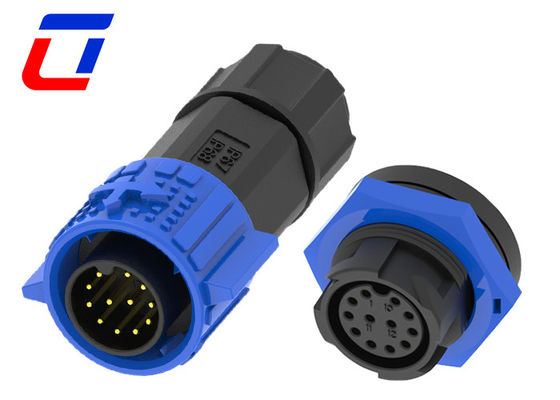 Conectores Multi-Pin XLR 60V Conectores de 12 pines resistentes à água de macho para fêmea
