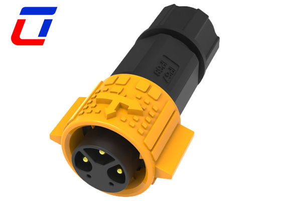 3+2 Pin Conector masculino-feminino à prova d'água 15A Conector de sinal de energia circular