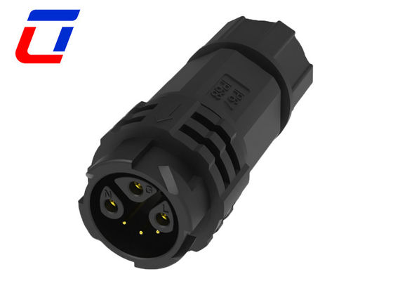 3+3 pin rodado conector circular impermeável IP67 macho conector feminino 6 pin