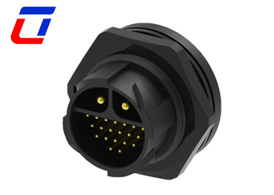 Conector de cabo de dados à prova d'água de 30A DC IP67 20 pin Self Locking Multi Core Structure