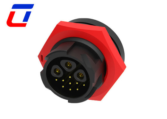 Homem Fêmea 12 Pin IP67 Conector à prova d'água 9 Pin Industrial Plug And Socket