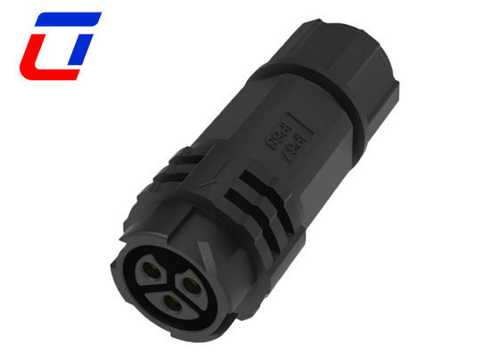 Conector circular à prova d'água 3 pin LED 20 Amp 300V