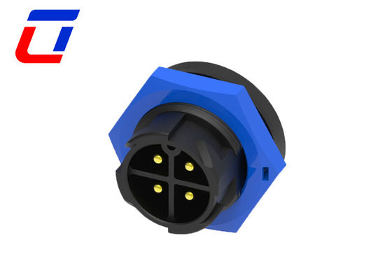 15A 4 pin Power Waterproof Led Quick Connector para equipamentos de energia elétrica