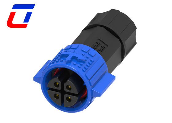 15A 4 pin Power Waterproof Led Quick Connector para equipamentos de energia elétrica