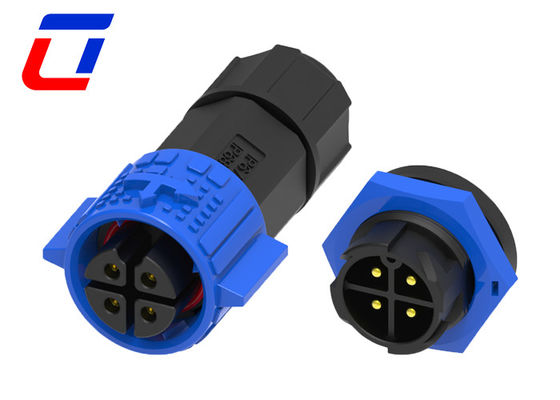 15A 4 pin Power Waterproof Led Quick Connector para equipamentos de energia elétrica