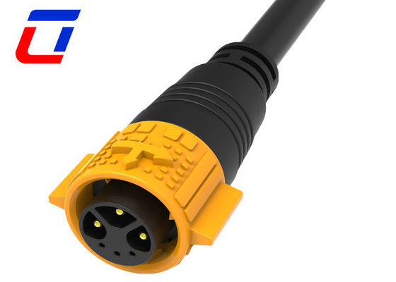 3 Potência 15A 3 Dados 5A Conector LED à prova d'água 6 Pin Conector de cabo à prova d'água