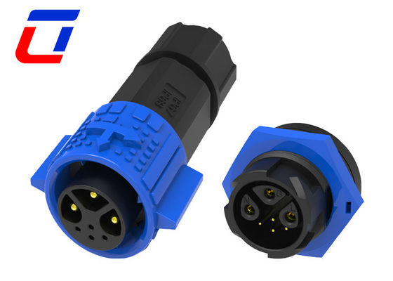 Bloqueio rápido 15A Conector LED à prova d'água de baixa tensão 3+4 Pin 300V Homem para Mulher