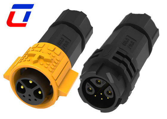 Conector LED à prova d'água de 7 pines M19 3+4 pines Conectores de arame de água