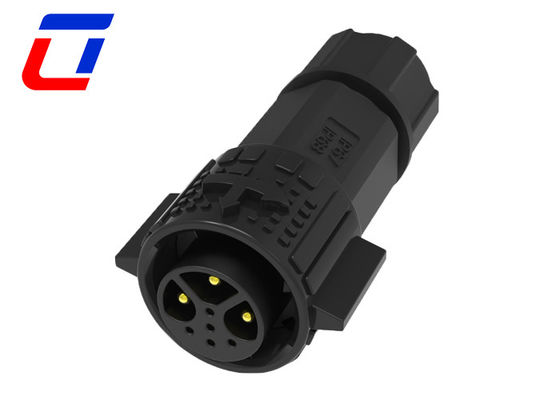 Conectores de LED à prova d'água de 8 pines de nylon de fechadura rápida 12V 3+5 pines de homem para mulher
