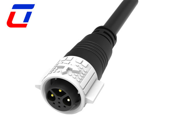 Conector LED à prova d'água de cabo de alimentação de 3 núcleos Conectores de fio de desligamento rápido de 5 pines