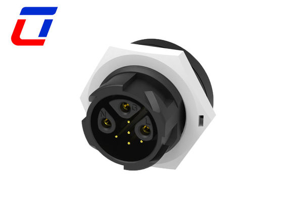 Conector LED à prova d'água de cabo de alimentação de 3 núcleos Conectores de fio de desligamento rápido de 5 pines