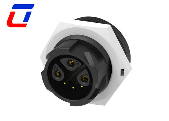 6 pin de energia e sinal conector de filamento de fio à prova d'água 3 + 3 pin 300V tomada