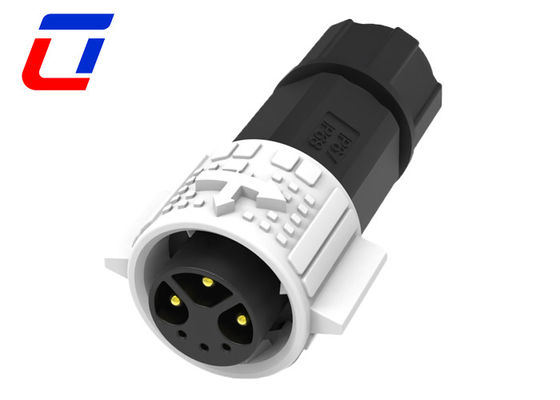 6 pin de energia e sinal conector de filamento de fio à prova d'água 3 + 3 pin 300V tomada