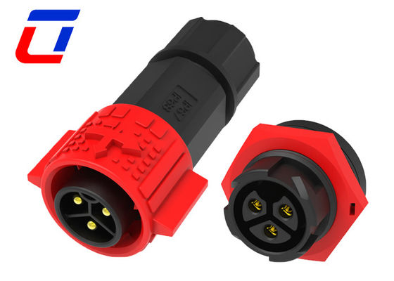 Conectores de fios impermeáveis para automóveis de 3 pines 20A 3 Fase M19 Plug Socket Connector