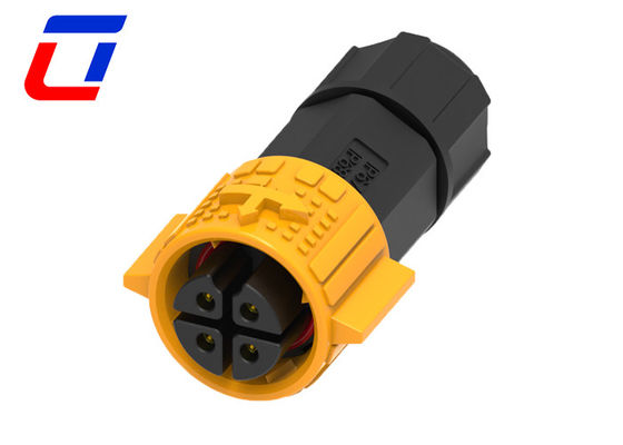15A Impermeável 4 Pins Plug And Socket Connector M19 Quick Lock Ip67 Conectores Solares