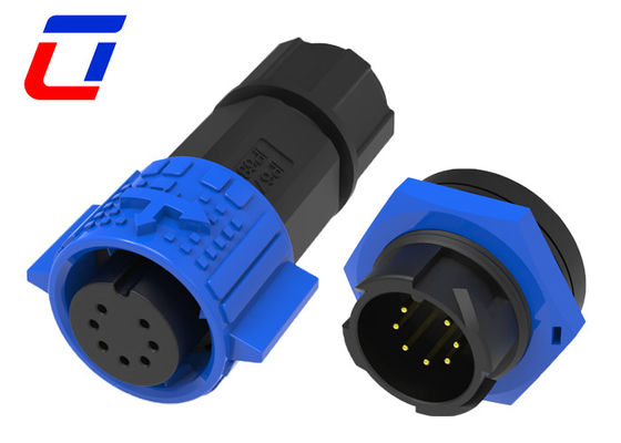 M19 7 Pin Automotive Waterproof Male Female Connector para sinal de baixa potência