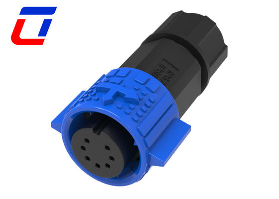 M19 7 Pin Automotive Waterproof Male Female Connector para sinal de baixa potência