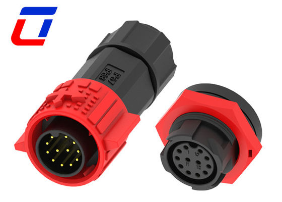 12 pin M19 Conectores impermeáveis masculino-feminino Conector de fio para a placa para robôs