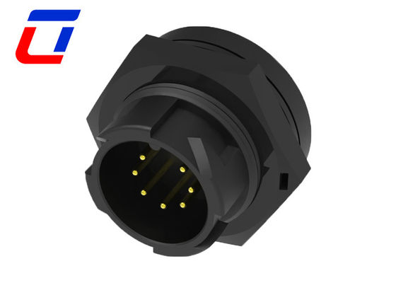 M19 Conexão rápida Conector circular à prova d'água Conectores de fio de 7 pines para a placa
