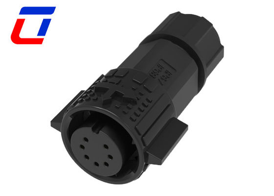 M19 Conexão rápida Conector circular à prova d'água Conectores de fio de 7 pines para a placa