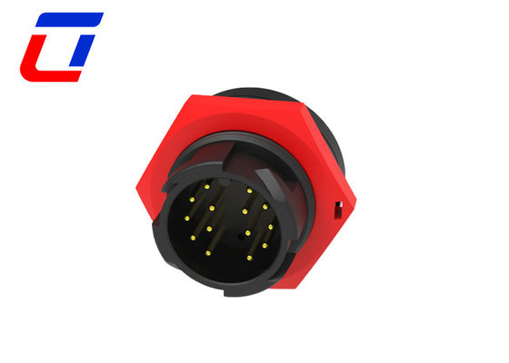 M19 Push Lock Circular 14 Pin Conector macho-fêmea Fios impermeáveis para bordo