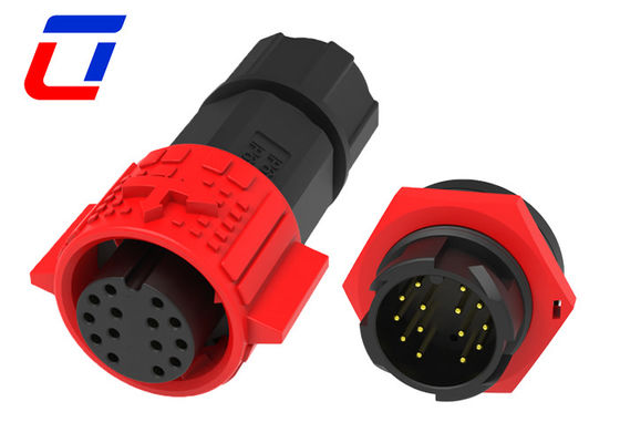 M19 Push Lock Circular 14 Pin Conector macho-fêmea Fios impermeáveis para bordo