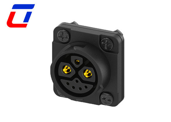 2 Alimentação 1 Terra 5 Dados Conector à prova d'água exterior 8 Pin M23 Bloqueio por empurrão