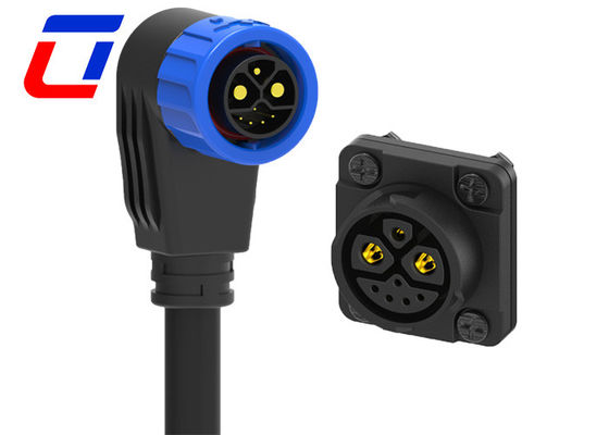 2 Alimentação 1 Terra 5 Dados Conector à prova d'água exterior 8 Pin M23 Bloqueio por empurrão
