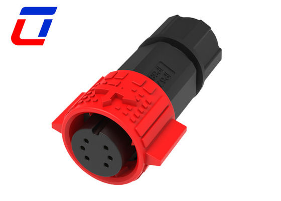 Push Locking 5A Conector à prova d'água 6 Pin Wire To Board Cable Plug Connector
