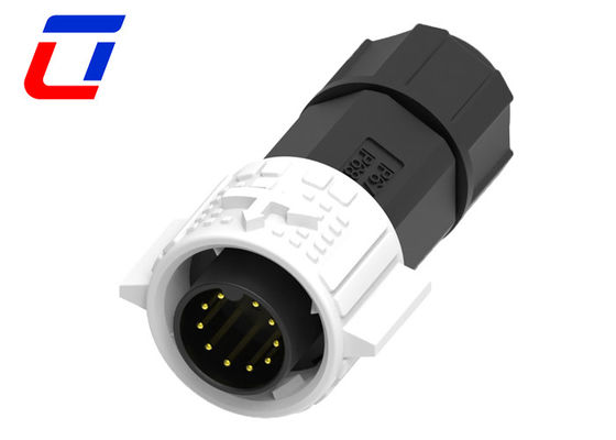 M19 Conector à prova d'água exterior de 10 pines 5A 120V