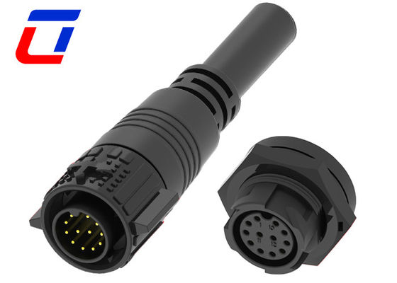 M19 Conectores de fios externos à prova d'água de 12 pines