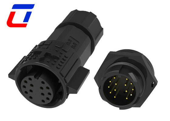 10 pin 12 pin 14 pin 16 pin conector de dados à prova d' água, plástico 12V conector redondo IP67