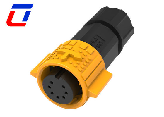 Conector de dados de 7 pines de conector de painel masculino de M19 impermeável