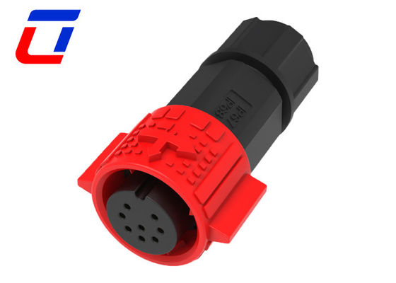 OEM ODM Waterproof 8 Pin Data Connector M19 Push Lock IP67 Conector de fio