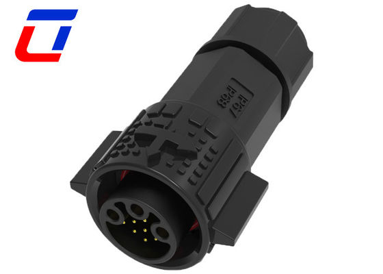 3 9 Pin IP67 Multi Pin Connector Tipos de Conexão de dados e energia à prova d'água