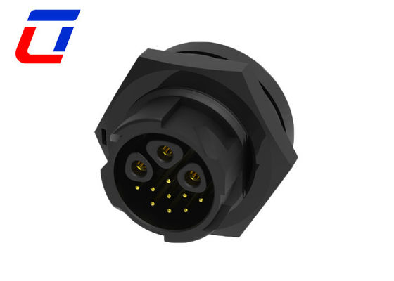3 9 Pin IP67 Multi Pin Connector Tipos de Conexão de dados e energia à prova d'água