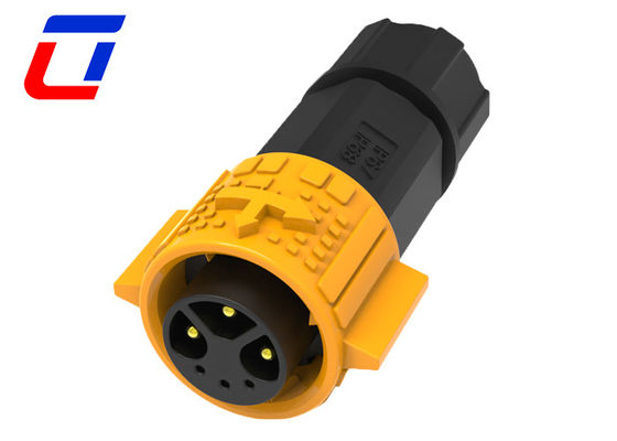 15A Homem Mulher Conector de energia de 3 pin 3 pin Conector de dados impermeável M19