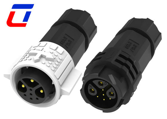 Conector de dados à prova d'água de 3 potência 5 pines 15A M19 Conector de fio circular