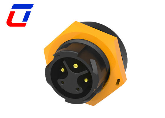 Conector à prova d'água IP67 3+2 Pin M19 Com Bloqueio Push