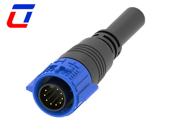 Conectores de fio à prova d'água de 9 pines masculino 12 volts M19 Conector de parede feminino